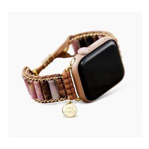 Apple Watch Band Strap Cape Diablo Blooming Rhodonite Strap 38-45 mm